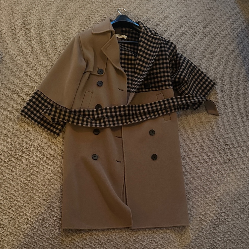 Gingham coat